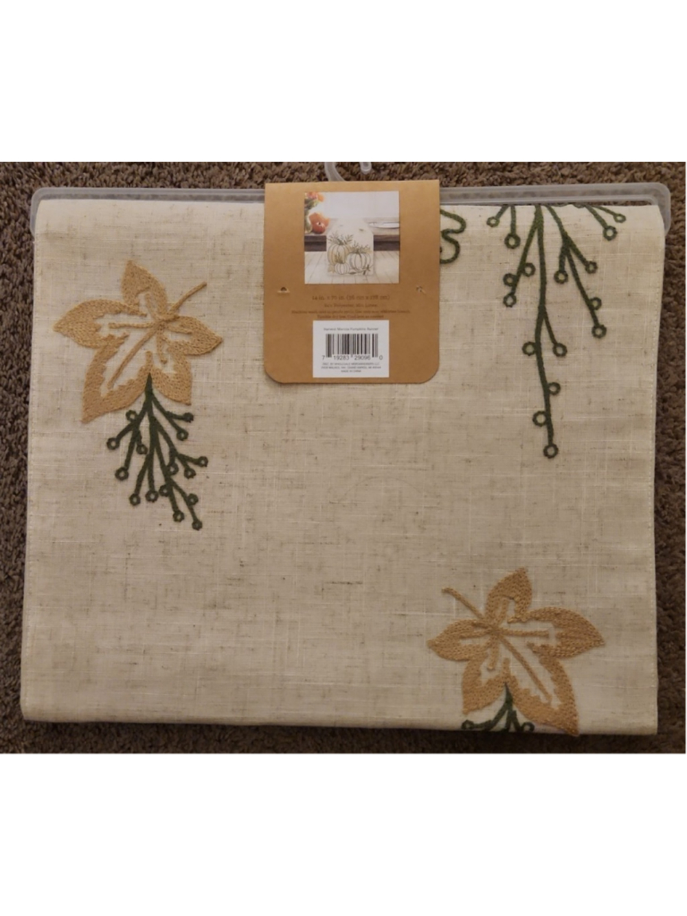 Fall/Thanksgiving Table Runner - Picture 2 of 2
